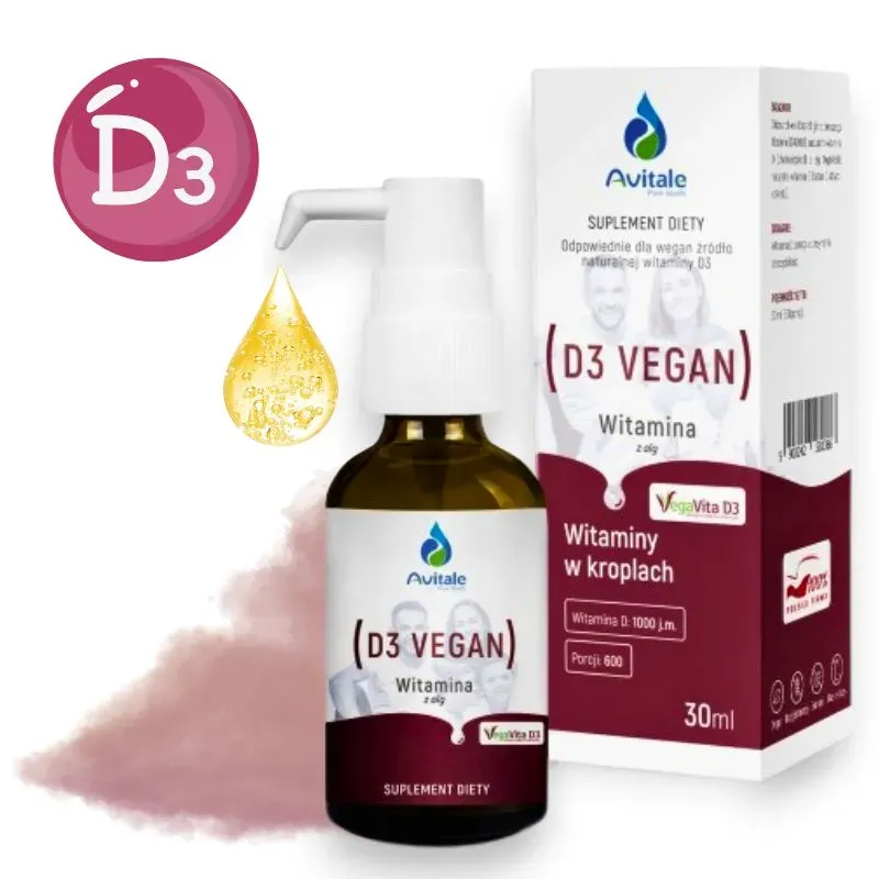 Naturalna Witamina D3 VEGAN 1000 IU - Zdrowie z Mocy Alg Morskich