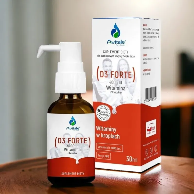 Avitale D3 FORTE 4000 IU - Wsparcie Zdrowia