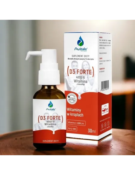 Avitale D3 FORTE 4000 IU - Wsparcie Zdrowia