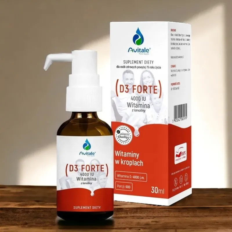 Avitale D3 FORTE 4000 IU - Wsparcie Zdrowia