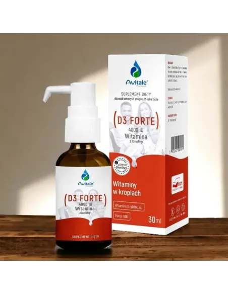 Avitale D3 FORTE 4000 IU - Wsparcie Zdrowia