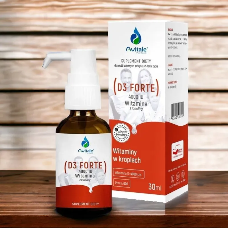 Avitale D3 FORTE 4000 IU - Wsparcie Zdrowia