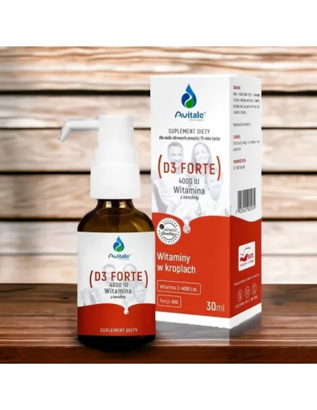 Avitale D3 FORTE 4000 IU - Wsparcie Zdrowia