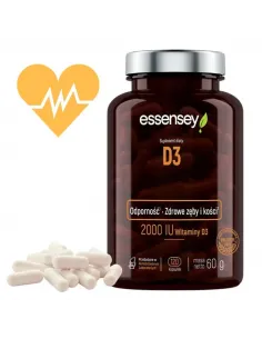 Essensey Witamina D3 - Wsparcie dla Kości, Mięśni i Odporności