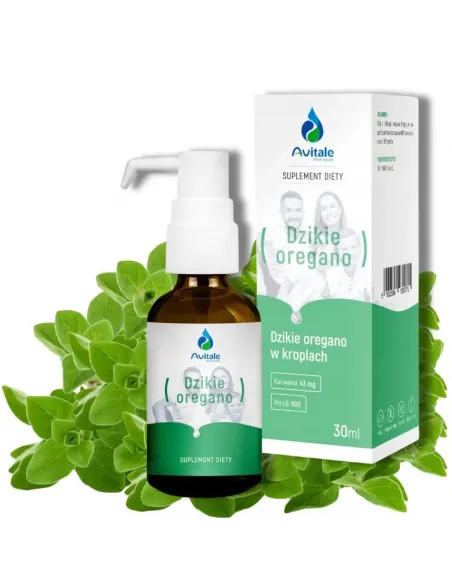Olejek z Dzikiego Oregano Avitale - Najwyższe Stężenie Karwakrolu