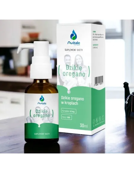 Olejek z Dzikiego Oregano Avitale - Najwyższe Stężenie Karwakrolu