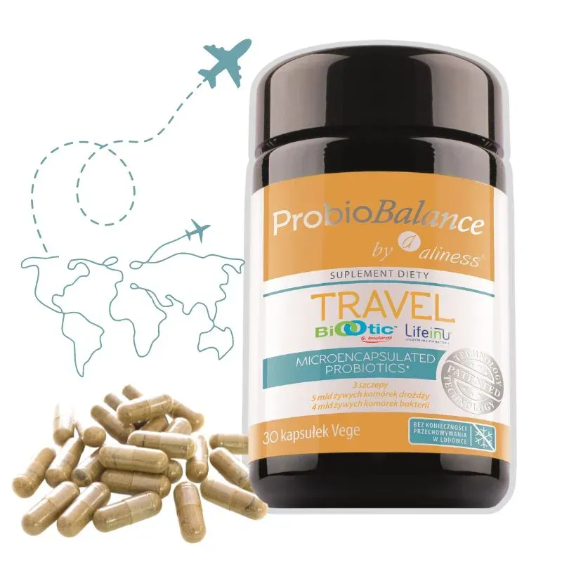 Aliness ProbioBALANCE TRAVEL  - Suplement Diety dla Podróżujących
