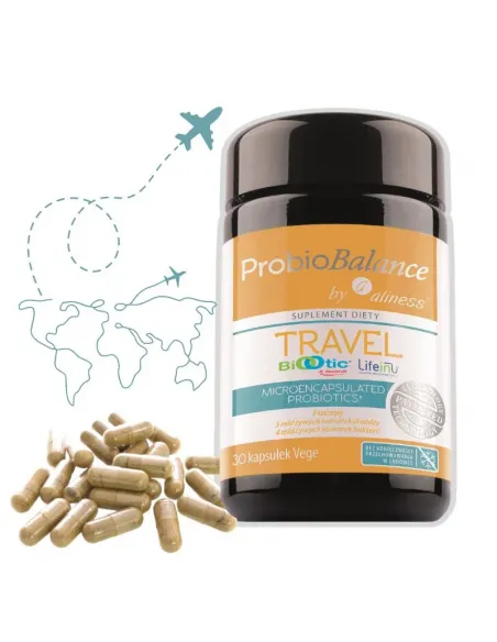 Aliness ProbioBALANCE TRAVEL  - Suplement Diety dla Podróżujących