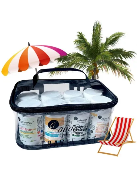 Aliness TRAVEL SET - Kompleksowy Zestaw Suplementów dla Podróżujących