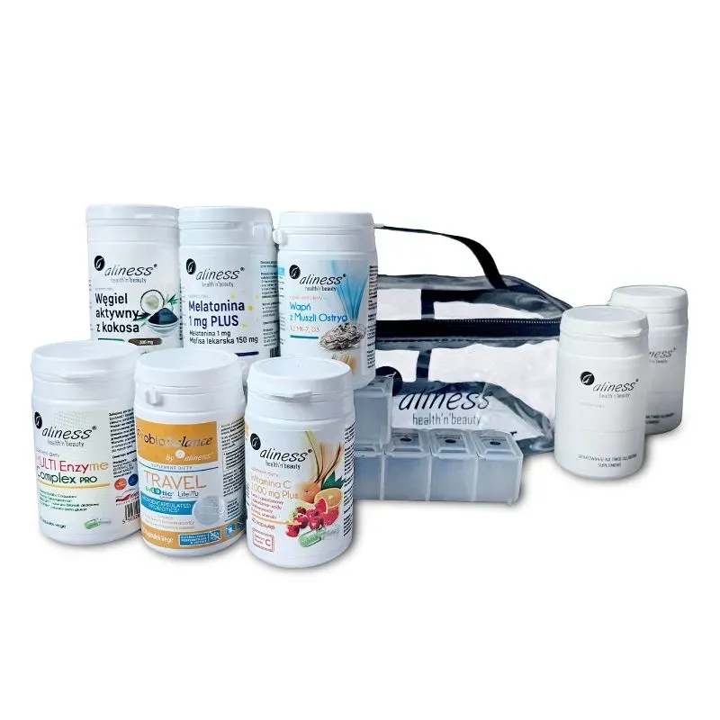 Aliness TRAVEL SET - Kompleksowy Zestaw Suplementów dla Podróżujących