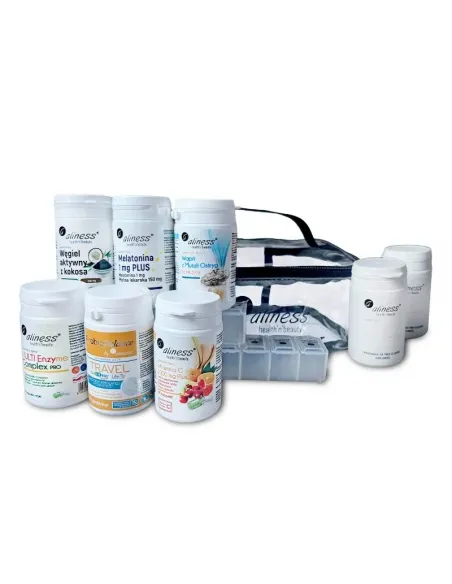 Aliness TRAVEL SET - Kompleksowy Zestaw Suplementów dla Podróżujących