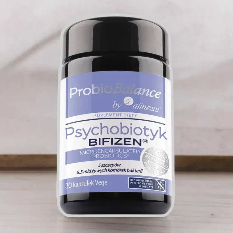 Aliness ProbioBALANCE Psychobiotyk BIFIZEN 30 kapsułek - Suplement Diety