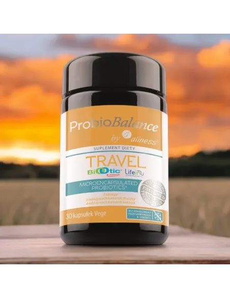Aliness ProbioBALANCE TRAVEL  - Suplement Diety dla Podróżujących