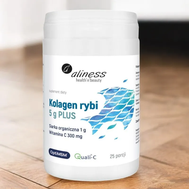 Kolagen Rybi 5 g PLUS Siarka OptiMSM i - Wsparcie Dla Skóry i Stawów