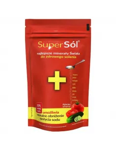 SUPERSÓL Minerały do Solenia 500 g | 53% Mniej Sodu Zdrowa Alternatywa