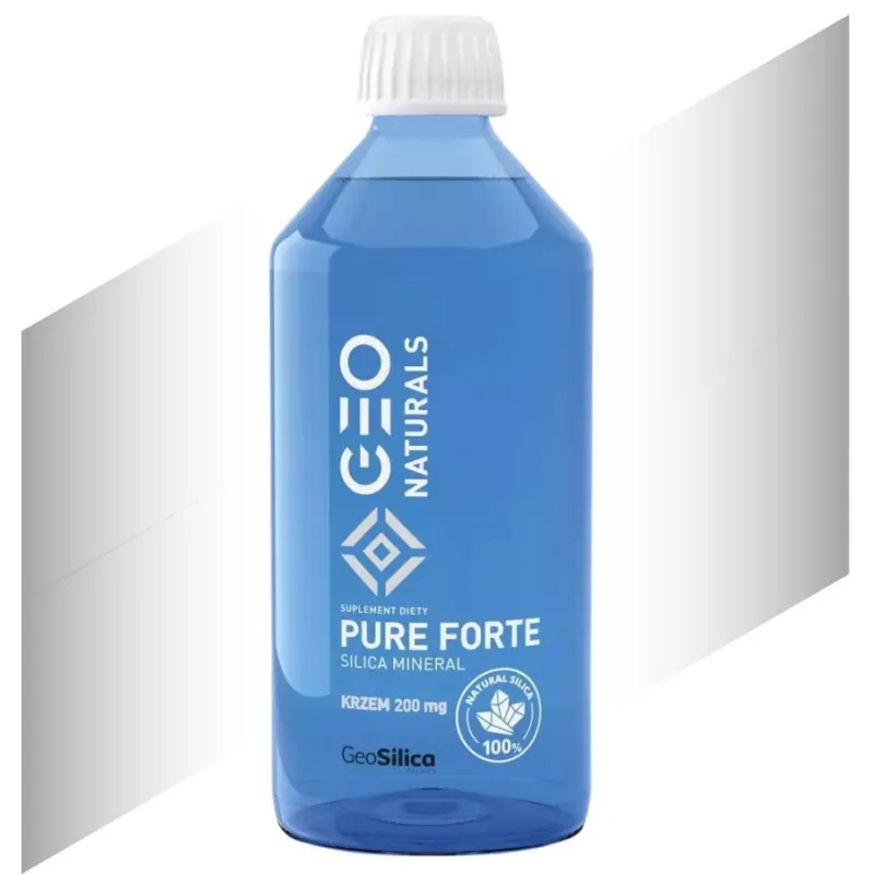 Silica Pure Forte – Krzem 200 mg dla Mocnych Kości i Skóry | GeoSilica