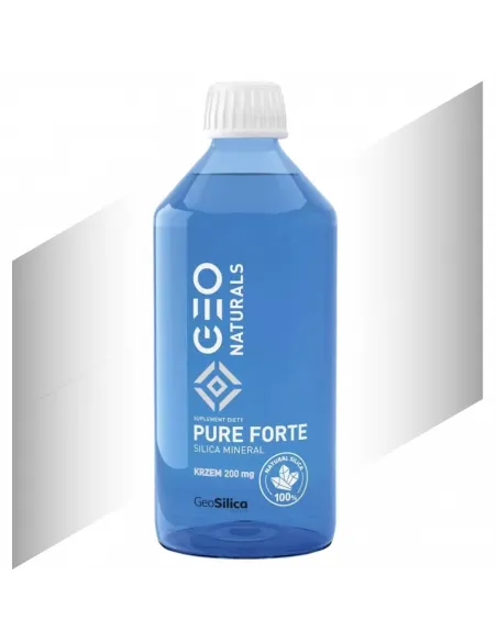 Silica Pure Forte – Krzem 200 mg dla Mocnych Kości i Skóry | GeoSilica