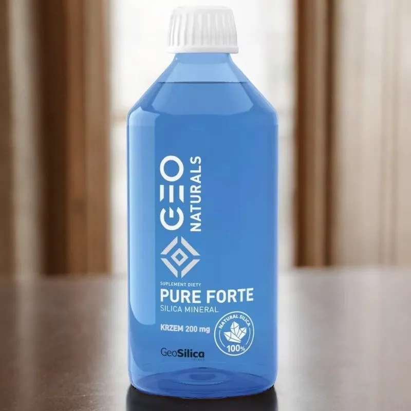 Silica Pure Forte – Krzem 200 mg dla Mocnych Kości i Skóry | GeoSilica