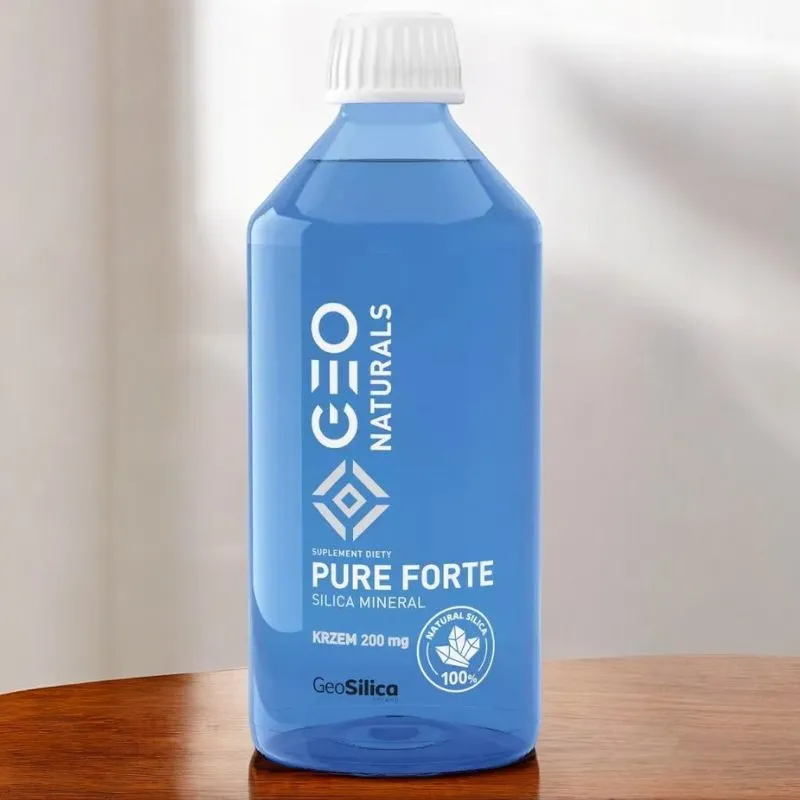 Silica Pure Forte – Krzem 200 mg dla Mocnych Kości i Skóry | GeoSilica