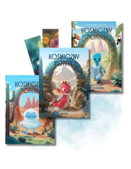Kosmiczny Portal - Pakiet X3 (Twarda Oprawa) | Anna Głowacz | Emocje i Przygody dla Dzieci