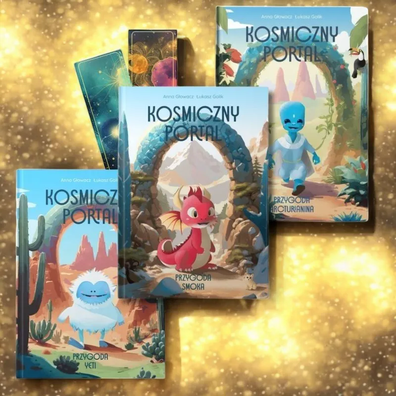 Kosmiczny Portal - Pakiet X3 (Twarda Oprawa) | Anna Głowacz | Emocje i Przygody dla Dzieci
