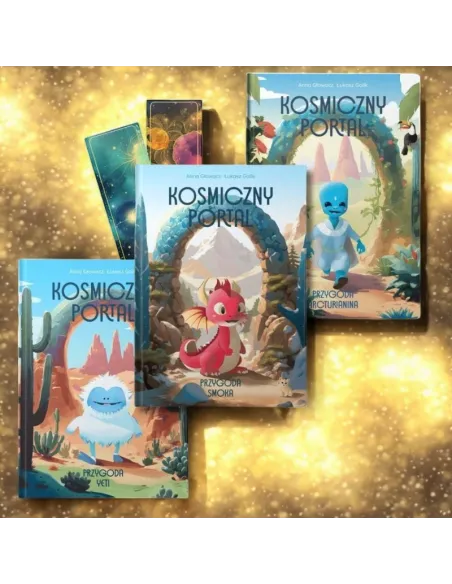 Kosmiczny Portal - Pakiet X3 (Twarda Oprawa) | Anna Głowacz | Emocje i Przygody dla Dzieci