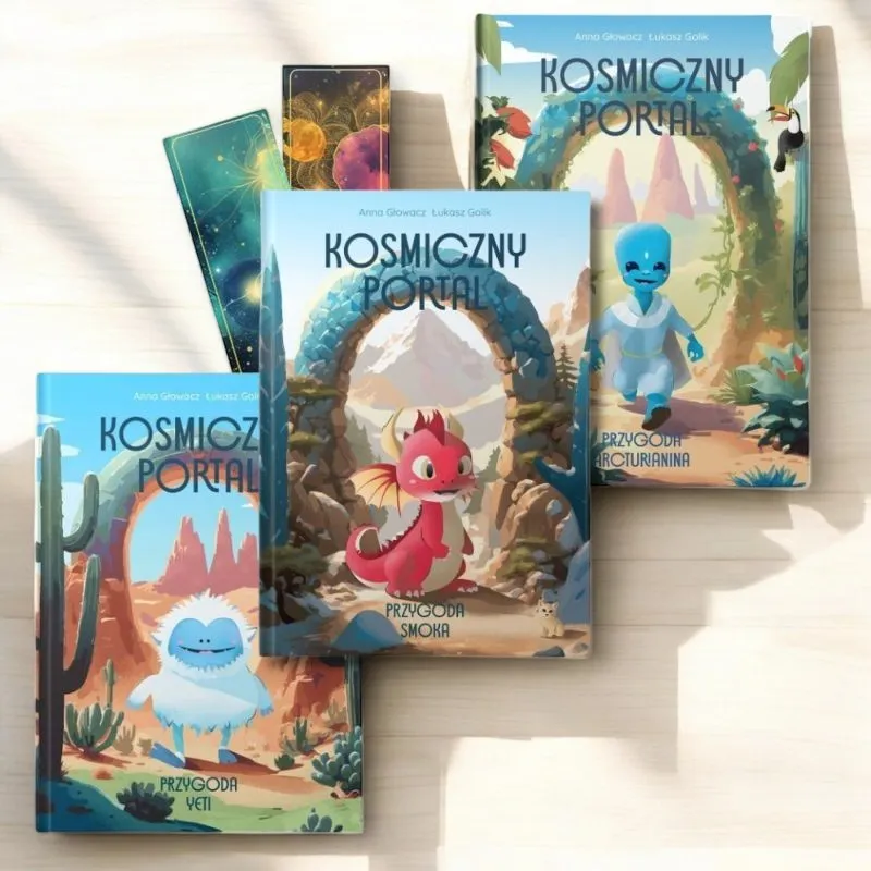 Kosmiczny Portal - Pakiet X3 (Twarda Oprawa) | Anna Głowacz | Emocje i Przygody dla Dzieci