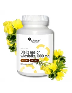 Aliness Olej z Nasion Wiesiołka 1000 mg - 90 kaps. Zdrowie i Uroda