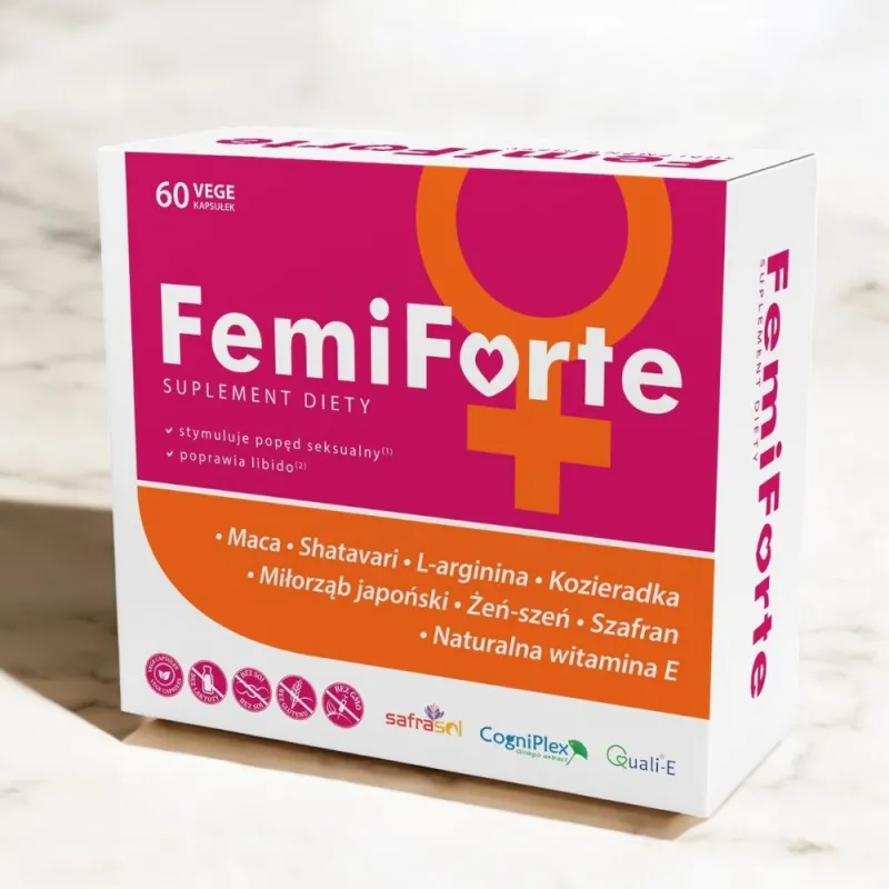 FemiForte dla Kobiet - Witalność, Równowaga Hormonalna i Odporność