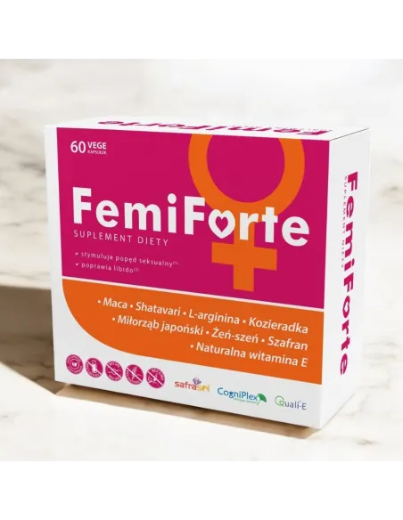 FemiForte dla Kobiet - Witalność, Równowaga Hormonalna i Odporność