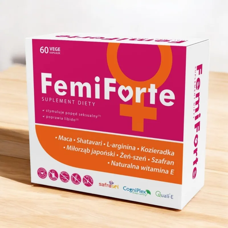 FemiForte dla Kobiet - Witalność, Równowaga Hormonalna i Odporność