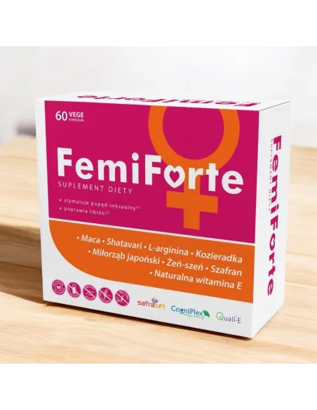 FemiForte dla Kobiet - Witalność, Równowaga Hormonalna i Odporność