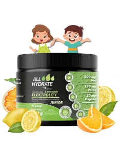 ALLHydrate Junior Lemonade - Elektrolity dla Dzieci i Młodzieży