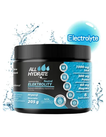 ALLHydrate Elektrolity Neutral - Nawodnienie i Równowaga Bez Cukru