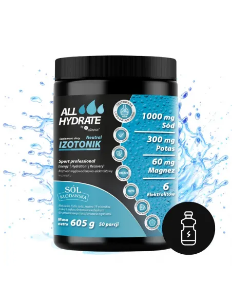ALLHydrate Izotonik Neutral - Nawodnienie i Regeneracja | Aliness
