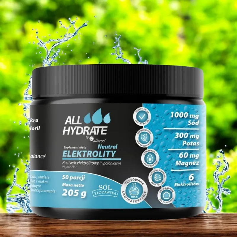 ALLHydrate Elektrolity Neutral - Nawodnienie i Równowaga Bez Cukru