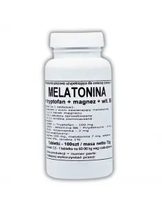 Podkowa Melatonina + Tryptofan + Magnez + B6  - Naturalny Suplement