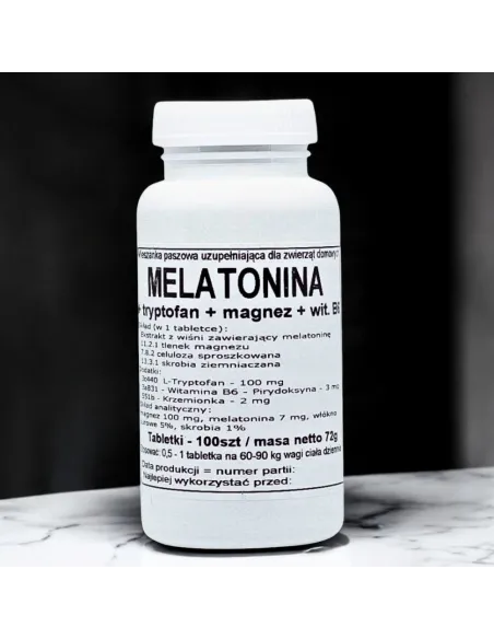 Podkowa Melatonina + Tryptofan + Magnez + B6  - Naturalny Suplement