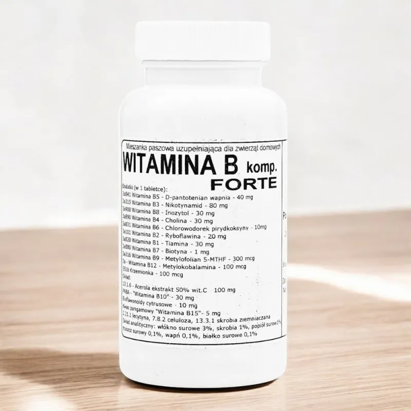 Podkowa Witamina B Kompleks Forte - 75 Tabletek z Grupy B!