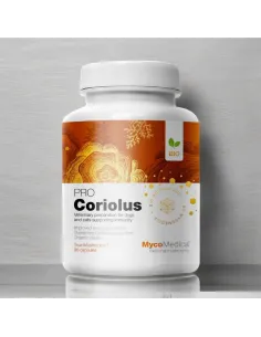 MycoMedica Wrośniak Różnobarwny Coriolus PRO - Wsparcie dla Zdrowia 2