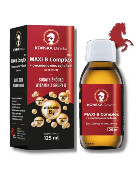 Maxi B Complex + Cynamonowiec Cejloński 125 ml – Wsparcie dla Zwierząt