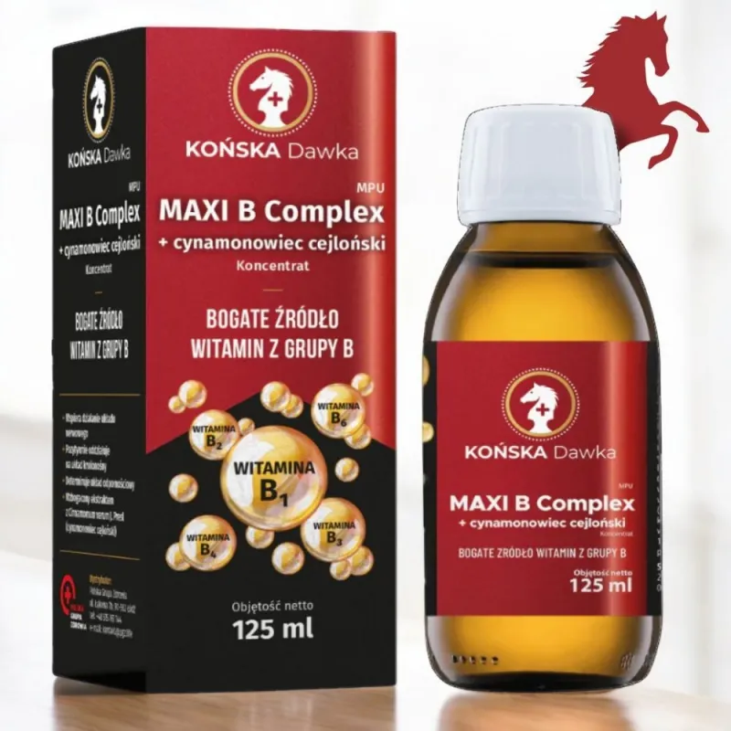 Maxi B Complex + Cynamonowiec Cejloński 125 ml – Wsparcie dla Zwierząt