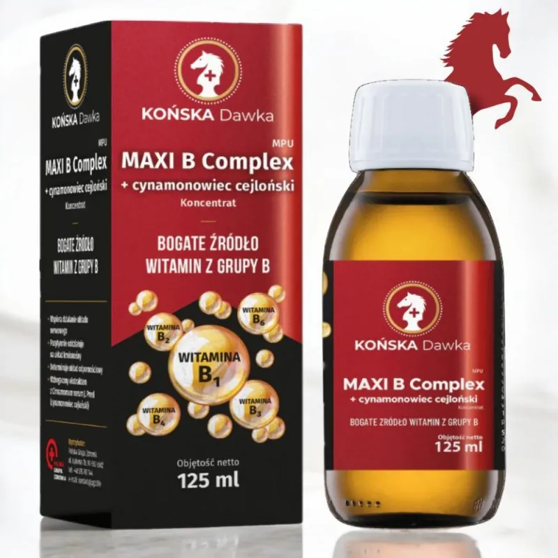 Maxi B Complex + Cynamonowiec Cejloński 125 ml – Wsparcie dla Zwierząt