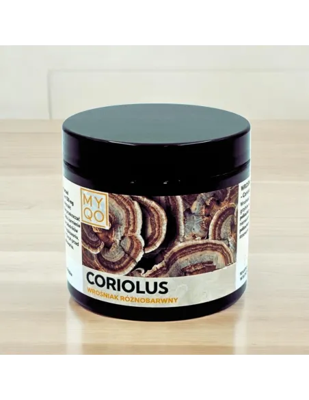 MYQO Coriolus BIO Wrośniak różnobarwny 500mg 90 kaps - Wzmocnij Odporność