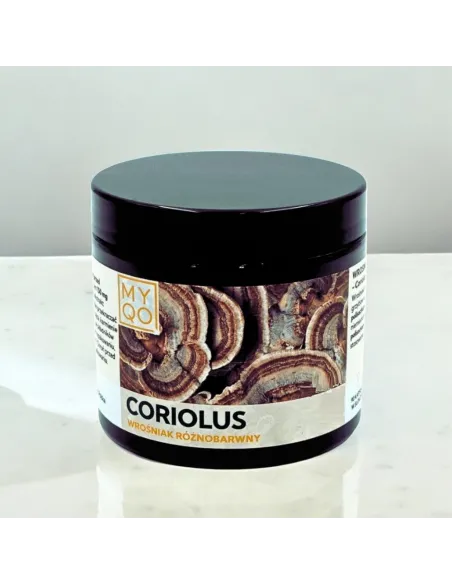 MYQO Coriolus BIO Wrośniak różnobarwny 500mg 90 kaps - Wzmocnij Odporność