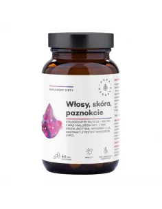 Kolagen Rybi Włosy, Skóra, Paznokcie | Kapsułki 60 szt. | Aura Herbals