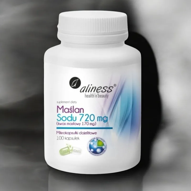 Maslan sodu 720 mg od Aliness - 100 kaps. vege