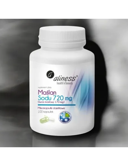Maslan sodu 720 mg od Aliness - 100 kaps. vege