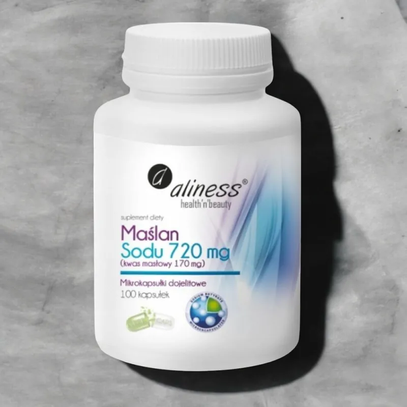 Maslan sodu 720 mg od Aliness - 100 kaps. vege