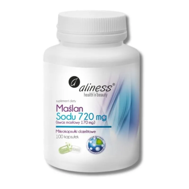 Maslan sodu 720 mg od Aliness - 100 kaps. vege